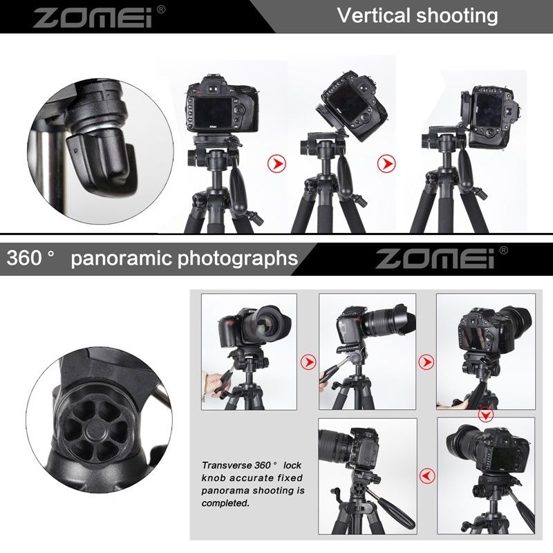 Zomei Q111 Professional Aluminium Tripod  ขาตั้งกล้อง
